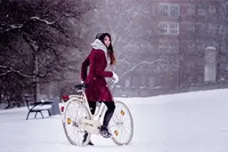 Iarna pe bicicleta? Se poate!